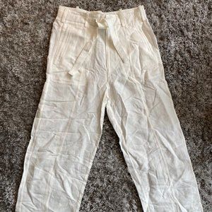 Tailored White Pants